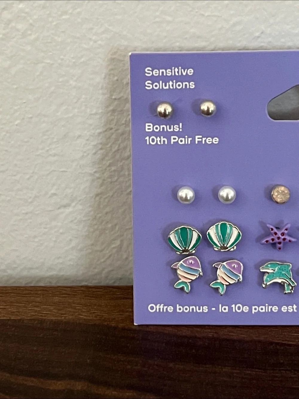 Claire’s Kids Multi-Pack Sea Life Earrings 10 Pairs